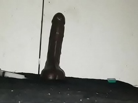 Poppers turn me slutty to receive massive creampie deepthroat from BBC squirting dildo