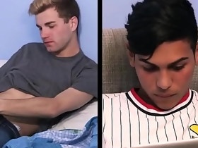 Bear Step Dad Walks In On His Twink Step Son Fucking A Twink Latino Foreign Exchange Student And Joins In