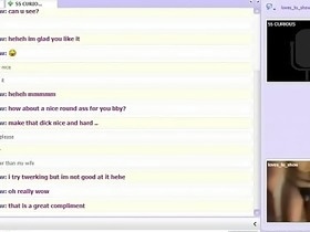 slutty brown guy on chat room - "_better (ass) than his wife!"_